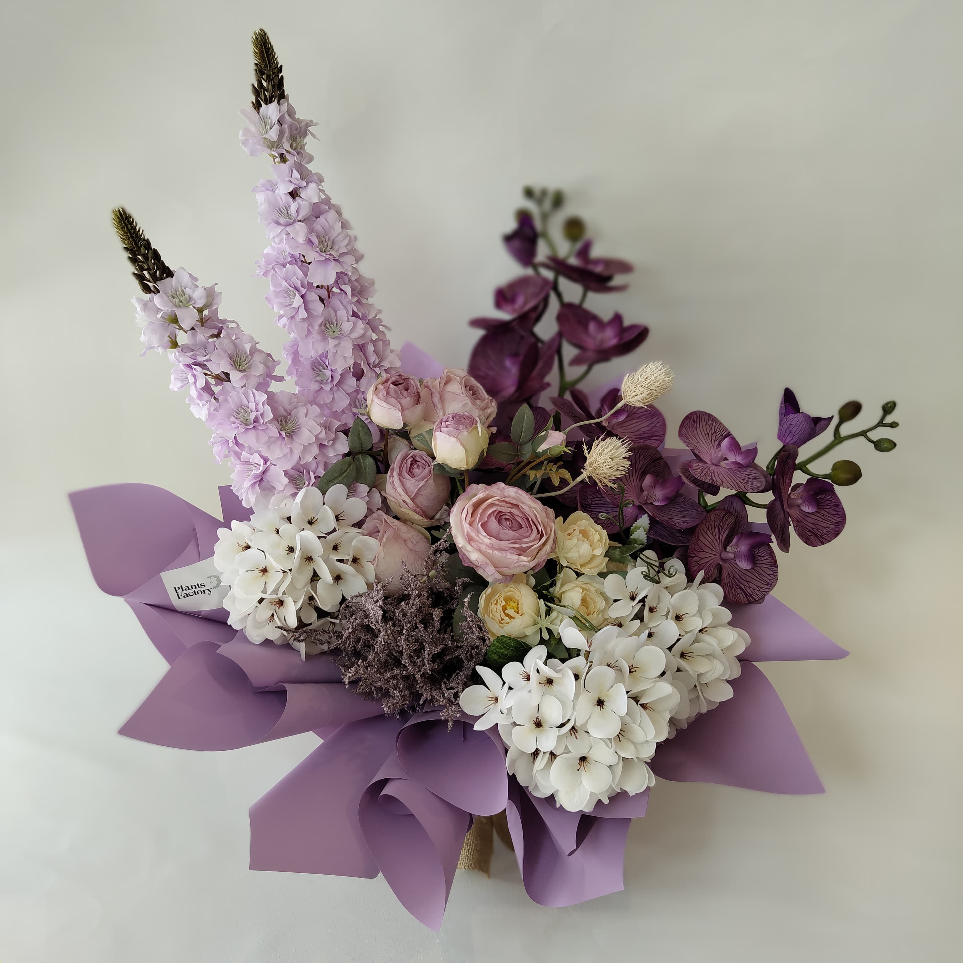 Artificial Purple Bouquet